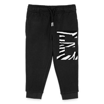 Buchstabe e zebra - Kinder Organic Jogginghose Mini Mover von Stanley/Stella - Schwarz - Vorne