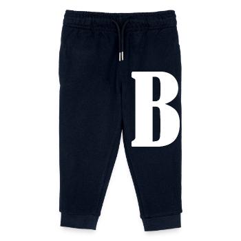 B - Pantalon de jogging enfant bio Stanley/Stella - marine - Devant