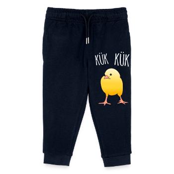 Chick - Kids Organic Sweatpants by Stanley/Stella - navy - Front