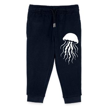 Jellyfish - Kids Organic Sweatpants by Stanley/Stella - navy - Front