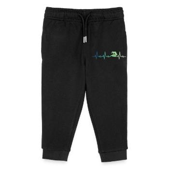 Jiu Jitsu Heartbeat Jiu-Jitsu - Kids Organic Sweatpants by Stanley/Stella - black - Front