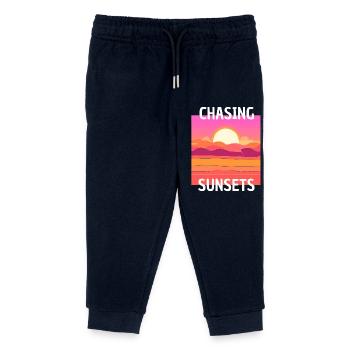 SUNSET DESIGN - Kinder Organic Jogginghose Mini Mover von Stanley/Stella - Navy - Vorne