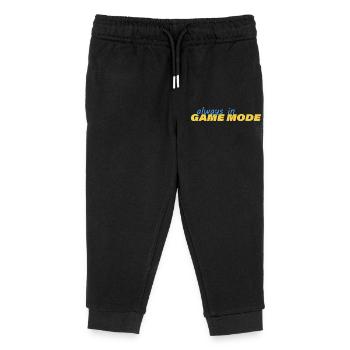 ALWAYS IN GAME MODE - Kinder Organic Jogginghose Mini Mover von Stanley/Stella - Schwarz - Vorne
