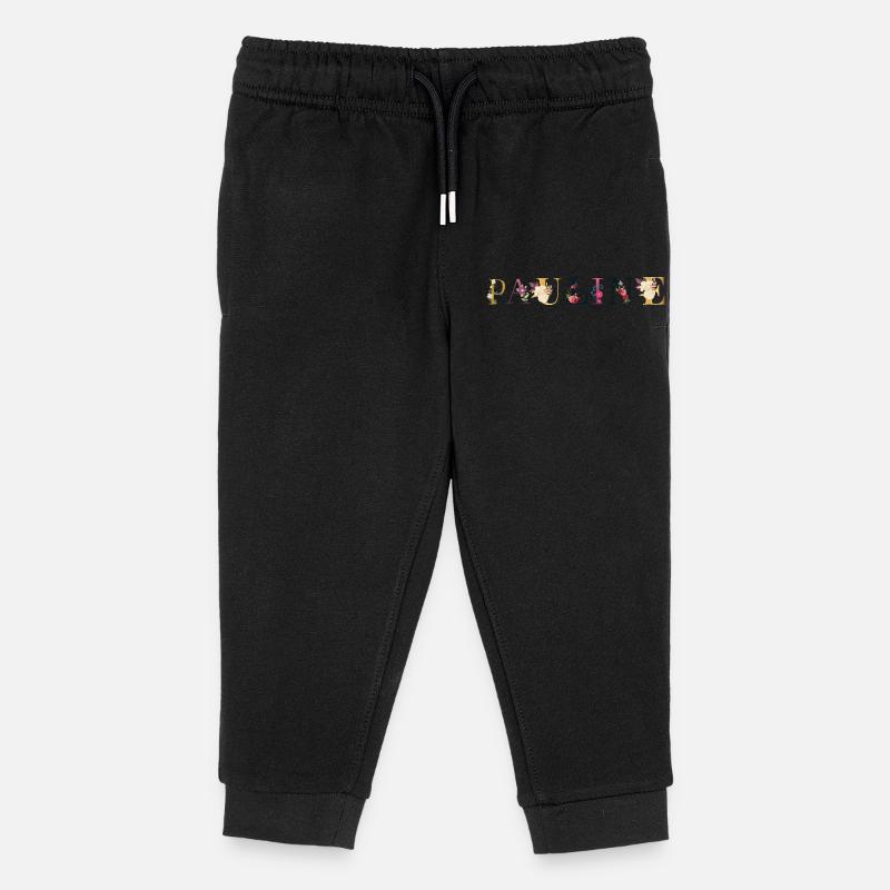 Pauline - Pantalon de jogging enfant bio Stanley/Stella - noir