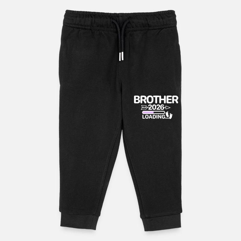 Frère 2026 - Pantalon de jogging enfant bio Stanley/Stella - noir