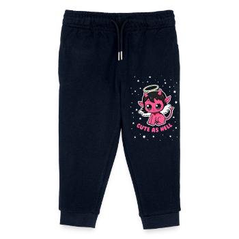 Cute as Hell - Kids Organic Sweatpants by Stanley/Stella - navy - Front