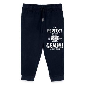 Zodiac sign Gemini - Kids Organic Sweatpants by Stanley/Stella - navy - Front