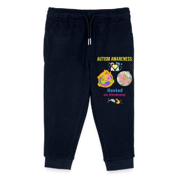 La sensibilisation à l’autisme s’appuie sur la gentillesse - Pantalon de jogging enfant bio Stanley/Stella - marine - Devant