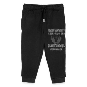 Ange gardien - Pantalon de jogging enfant bio Stanley/Stella - noir - Devant
