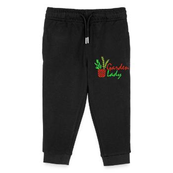 garden lady - Jardin femme - Pantalon de jogging enfant bio Stanley/Stella - noir - Devant
