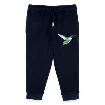 Oiseau Low Poly - Pantalon de jogging enfant bio Stanley/Stella - marine - Devant