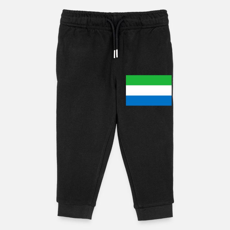 Sierra Leone - Pantalon de jogging enfant bio Stanley/Stella - noir
