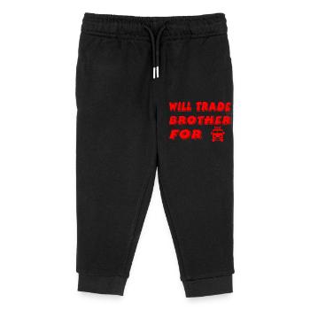 Fire brigade - Kids Organic Sweatpants by Stanley/Stella - black - Front