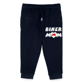 Motorcycle - Kids Organic Sweatpants by Stanley/Stella - navy - Front