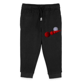 Shirt mit Kugelreihe - Kinder Organic Jogginghose Mini Mover von Stanley/Stella - Schwarz - Vorne