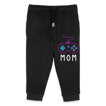 Maman Gamer - Pantalon de jogging enfant bio Stanley/Stella - noir - Devant