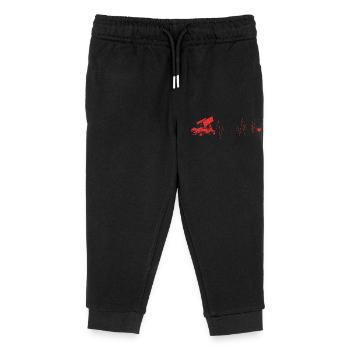 Dirt Track Racing - Kinder Organic Jogginghose Mini Mover von Stanley/Stella - Schwarz - Vorne