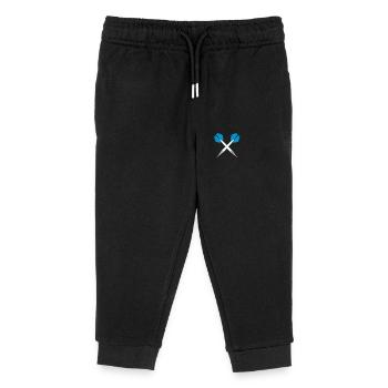 jeu de fléchettes - Pantalon de jogging enfant bio Stanley/Stella - noir - Devant