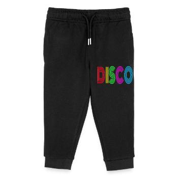 70s Disco - Kinder Organic Jogginghose Mini Mover von Stanley/Stella - Schwarz - Vorne