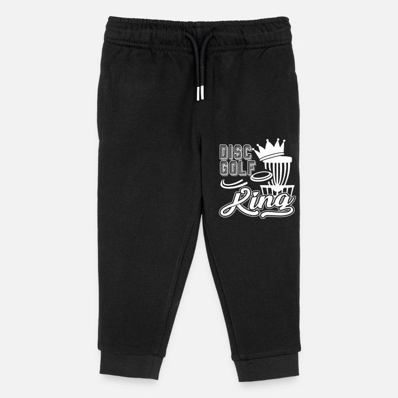 Disc Golf Disc Golf King - Pantalon de jogging enfant bio Stanley/Stella - noir