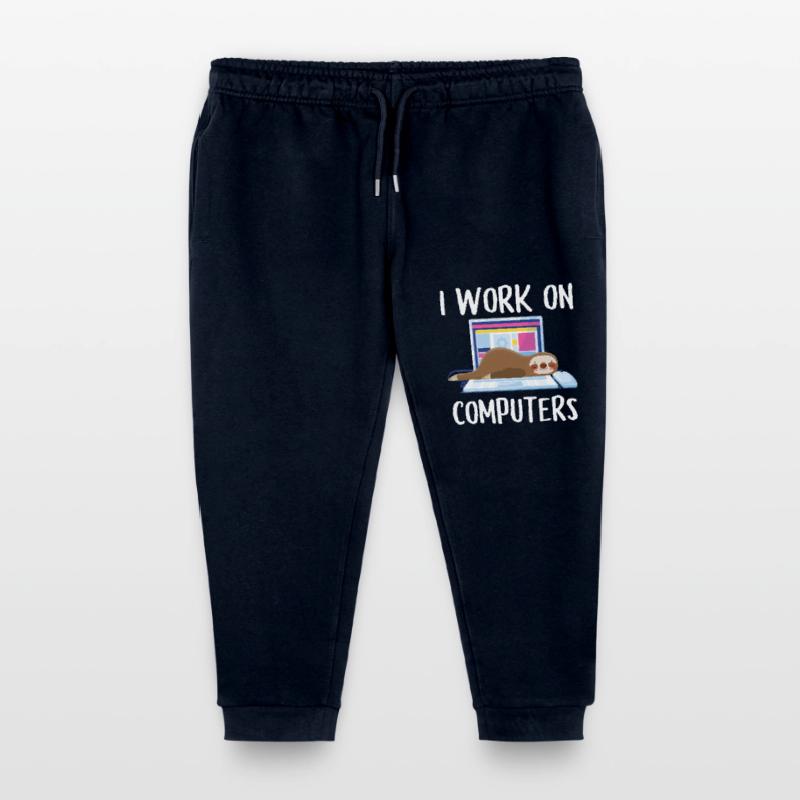 I work on computers Computer Progammer Geschen Pantalon de jogging enfant bio Stanley/Stella