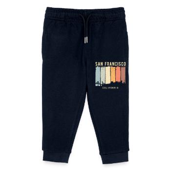 San Francisco Skyline - Kinder Organic Jogginghose Mini Mover von Stanley/Stella - Navy - Vorne