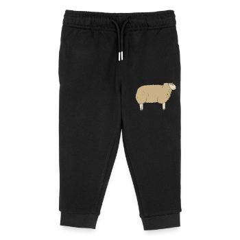 Ostfriesisches Milchschaf - Kinder Organic Jogginghose Mini Mover von Stanley/Stella - Schwarz - Vorne
