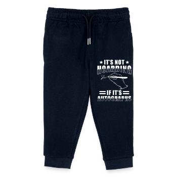 Autograph hunter - Kids Organic Sweatpants by Stanley/Stella - navy - Front