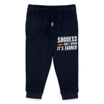 Success is not given to you, you have to - Kids Organic Sweatpants by Stanley/Stella - navy - Front