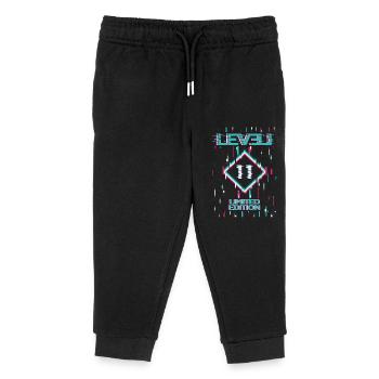 Geburtstag Level 11 Gaming Limited Edition Gamer - Kinder Organic Jogginghose Mini Mover von Stanley/Stella - Schwarz - Vorne