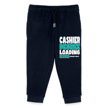 Cashier invites training - Kids Organic Sweatpants by Stanley/Stella - navy - Front