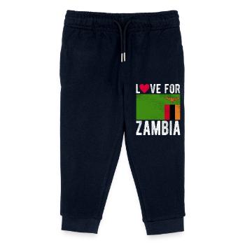 Sambia Souvenir - Kinder Organic Jogginghose Mini Mover von Stanley/Stella - Navy - Vorne
