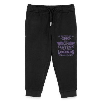 Vintage 2003 Legends ont été construits au 21ème siècle - Pantalon de jogging enfant bio Stanley/Stella - noir - Devant