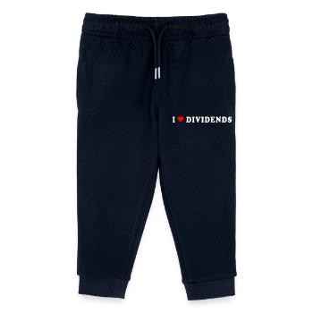 Dividendes J’aime Dividendes J’aime Actions Marché boursier - Pantalon de jogging enfant bio Stanley/Stella - marine - Devant