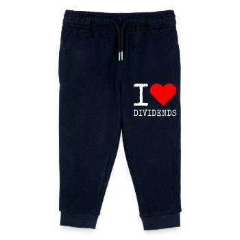 Dividendes J’aime Dividendes J’aime Actions Marché boursier - Pantalon de jogging enfant bio Stanley/Stella - marine - Devant