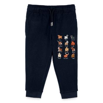 Verschiedene Kawaii Kühe - Kinder Organic Jogginghose Mini Mover von Stanley/Stella - Navy - Vorne