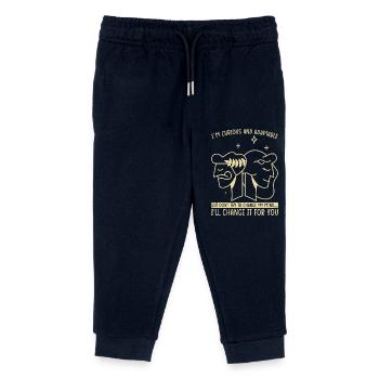 Horoscope astrologique du signe du zodiaque Gémeaux - Pantalon de jogging enfant bio Stanley/Stella - marine - Devant