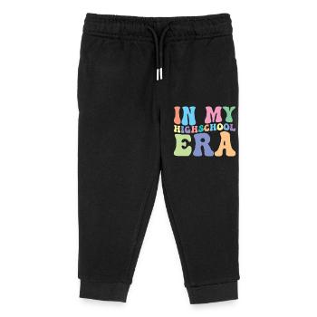 Lycéen Retro Groovy Étudiant - Pantalon de jogging enfant bio Stanley/Stella - noir - Devant
