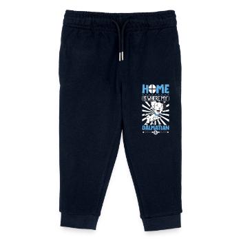 Home is where my Dalmatian is - Dalmatiner - Kinder Organic Jogginghose Mini Mover von Stanley/Stella - Navy - Vorne