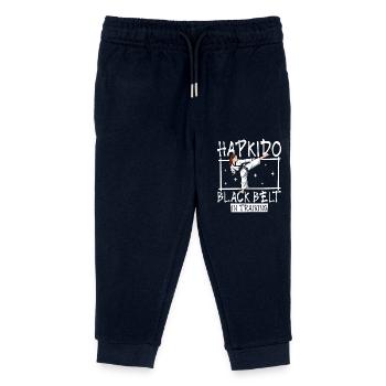 Schwarzer Gürtel in Arbeit - Hapkido - Kinder Organic Jogginghose Mini Mover von Stanley/Stella - Navy - Vorne