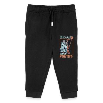 Viking God of Poetry Bragi - Kids Organic Sweatpants by Stanley/Stella - black - Front