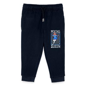 Mixing Queen - Sound Engineer - Kids Organic Sweatpants by Stanley/Stella - navy - Front