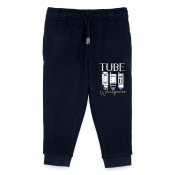 Tube Whisperer - Vacuum Tubes - Kids Organic Sweatpants by Stanley/Stella - navy - Front