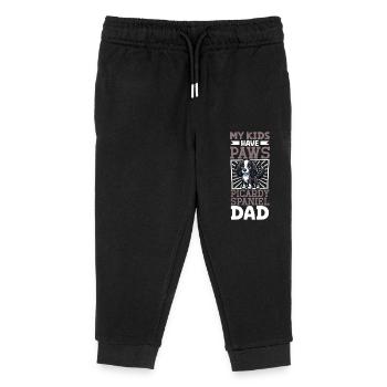 Epagneul Picard Papa - Kinder Organic Jogginghose Mini Mover von Stanley/Stella - Schwarz - Vorne