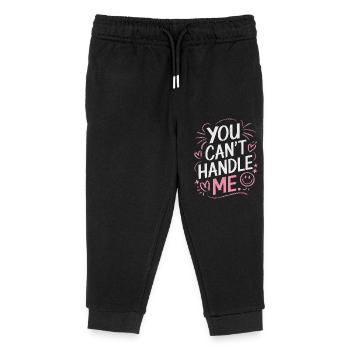 You Can t Handle Me - Kinder Organic Jogginghose Mini Mover von Stanley/Stella - Schwarz - Vorne