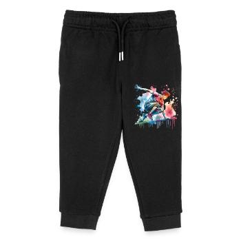 Parkour - Kids Organic Sweatpants by Stanley/Stella - black - Front