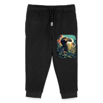 Dodos Dodo - Kids Organic Sweatpants by Stanley/Stella - black - Front