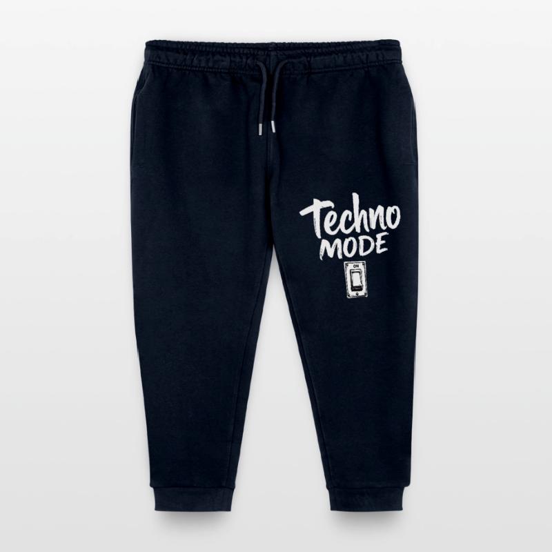 Techno Mode On Techno Techno Musik Techno Kinder Organic Jogginghose Mini Mover von Stanley/Stella