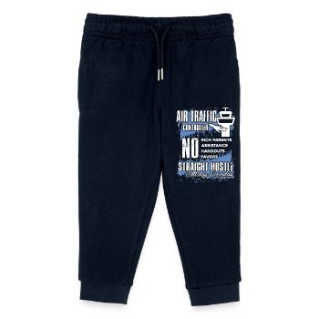 Things About Air Traffic Controller - Kids Organic Sweatpants by Stanley/Stella - navy - Front