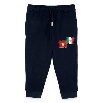Vietnam Italy Flag Italian Vietnamese - Kids Organic Sweatpants by Stanley/Stella - navy - Front
